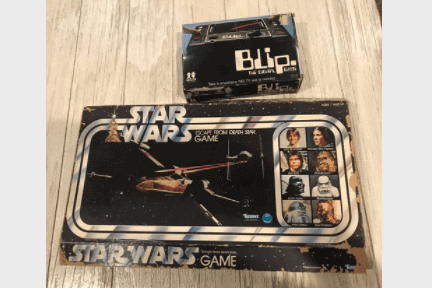 Star Wars Escape From Death Star Game and Blip game from the late 1970s
